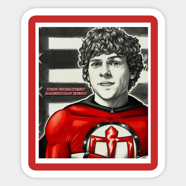 The Greatest American Hero Sticker by sapanaentertainment